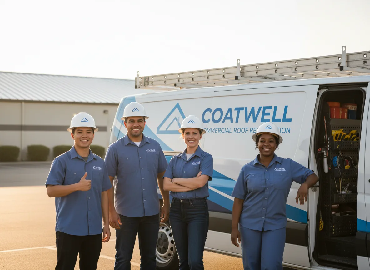 Commercial roof coating company in Lucien, OK